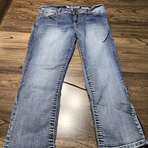 Wallflower Luscious Curvy Fit Bootcut Jeans Size 17 Stretch Denim